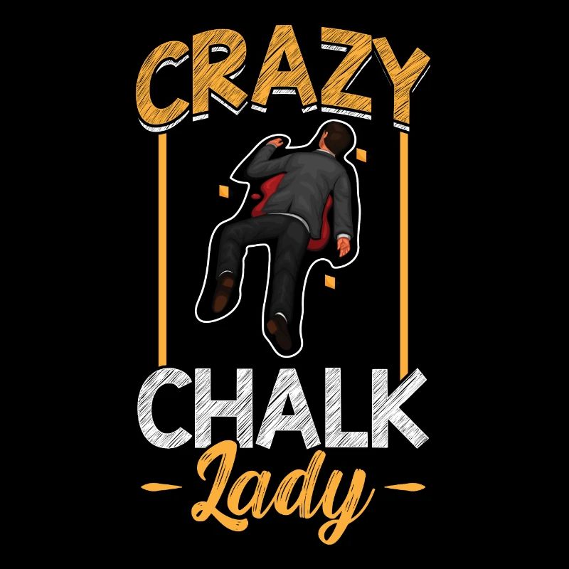 Crazy Chalk Lady - Forensic Scientist