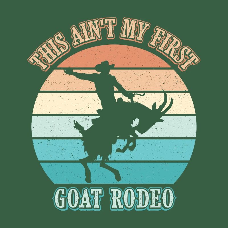 Ce n’est pas mon premier rodéo de chèvre Bronc Riding