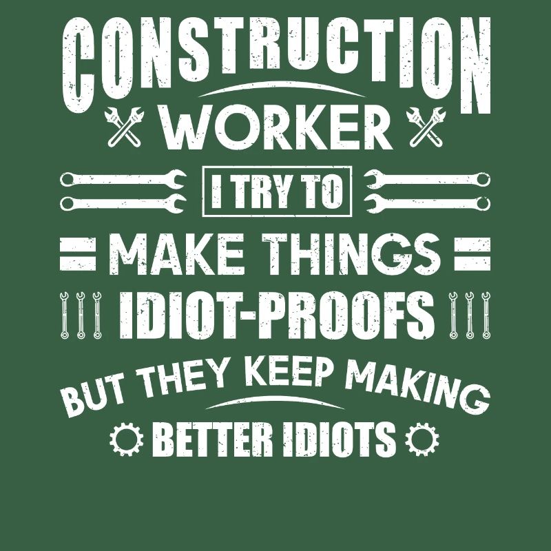 Construction Design For Men Daddy Construction Worker