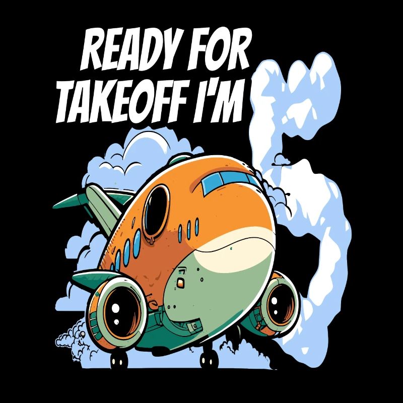 Ready for Takeoff I'm 5 - 5nd Birthday Boy
