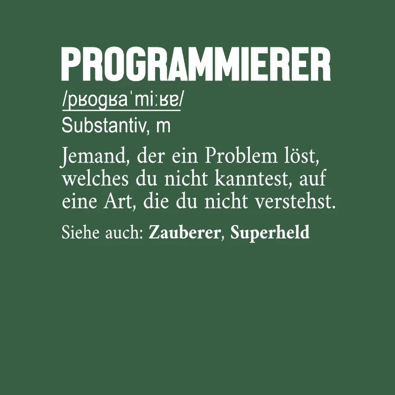 Programmierer Definition Developer Coder