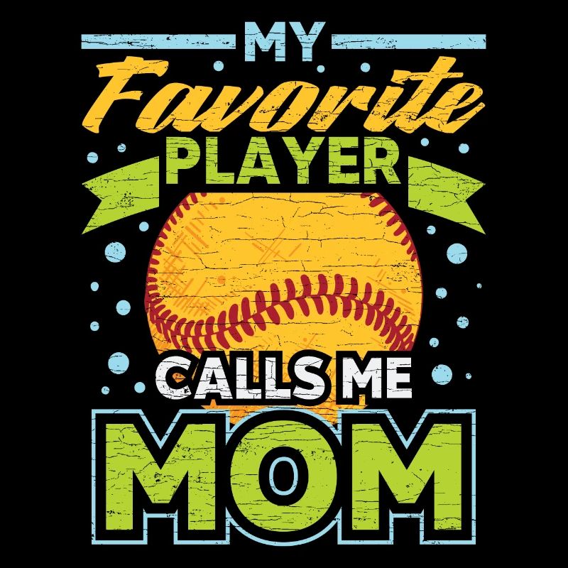 Softball Baseball Mama Mutter Geschenk