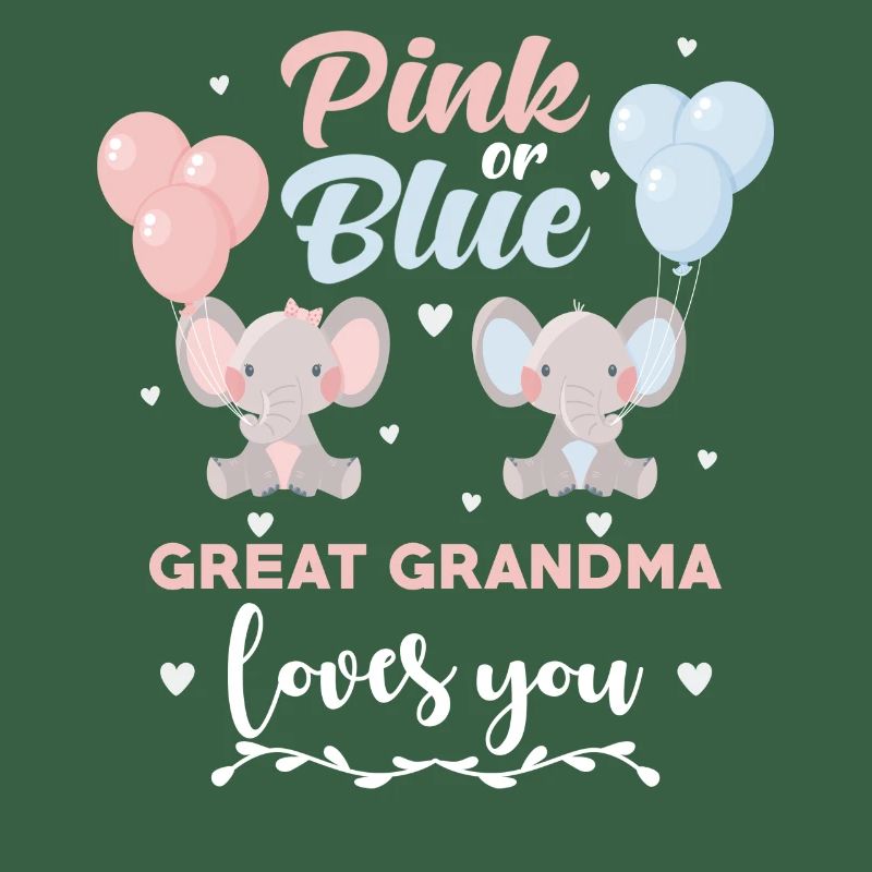 Rosa Oder Blauer Urgroßmutter Elefant