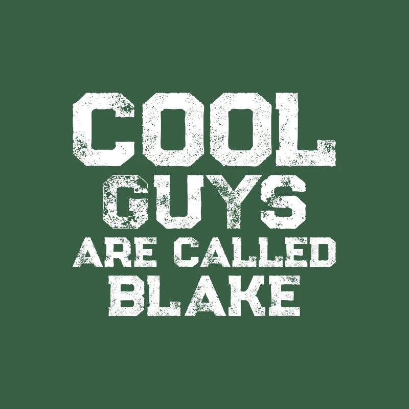 Les mecs cool s’appellent Blake