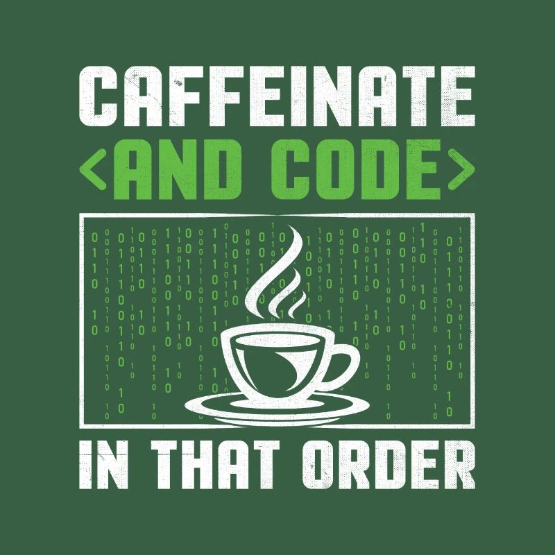 Kaffee-Codierung Programmierer Programmierer Entwickler Nerd Coff