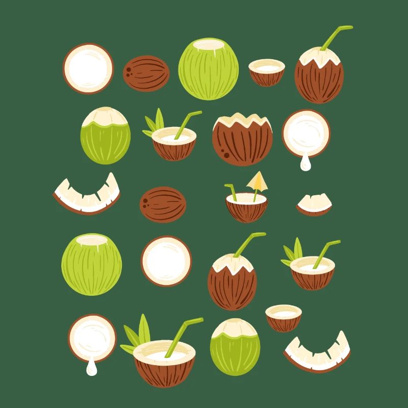 Retro Coconut Design