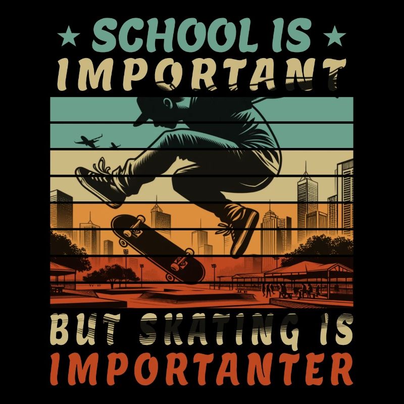 Student Skateboarder - Skateboard als Bildung