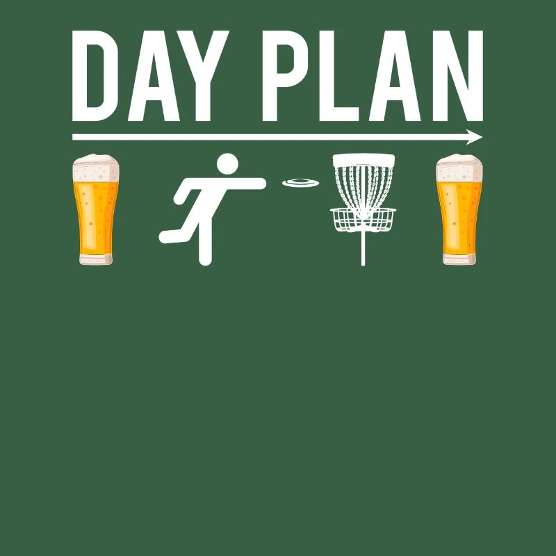 Plan journalier de disc golf Lecteur de disc golf Disc golfeur