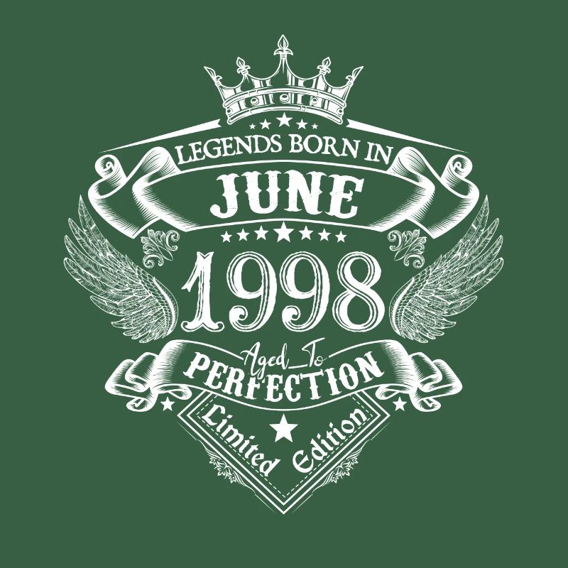 Juni 1998 Geburtstag Juni 1998 Juni Geschenk