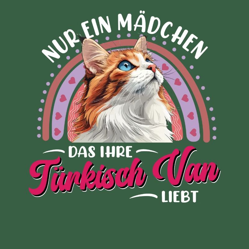 Katzenmama NUR EIN MÄDCHEN DAS IHRE TURKISH VAN