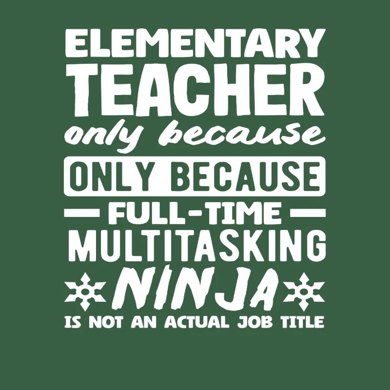 Enseignant à l’école primaire Multitâche Ninja À temps plein