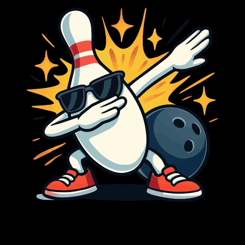 Bowling Pin Dabbing Dab Lunettes de soleil Boule de bowling