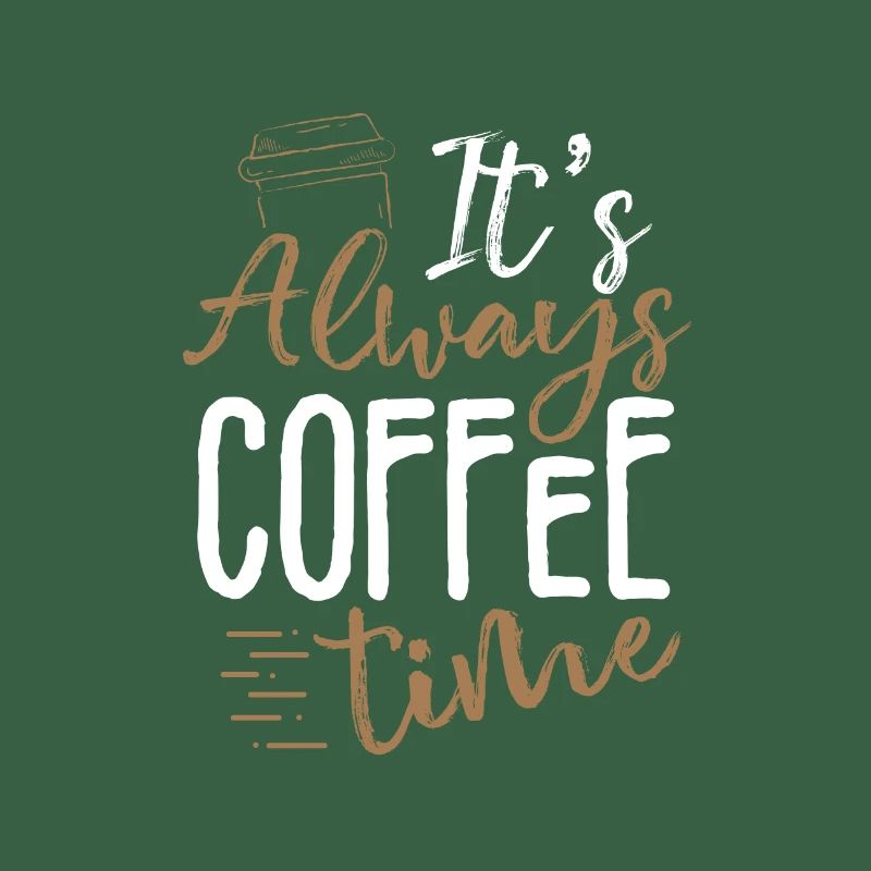 Kaffee Trinker Geschenk Immer Kaffee Zeit Kaffee