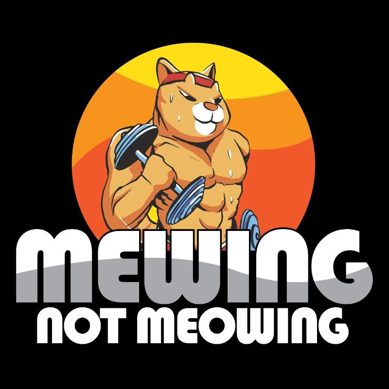 Drôle Chat Meme Miaulant Pas Miaulement Mâchoire