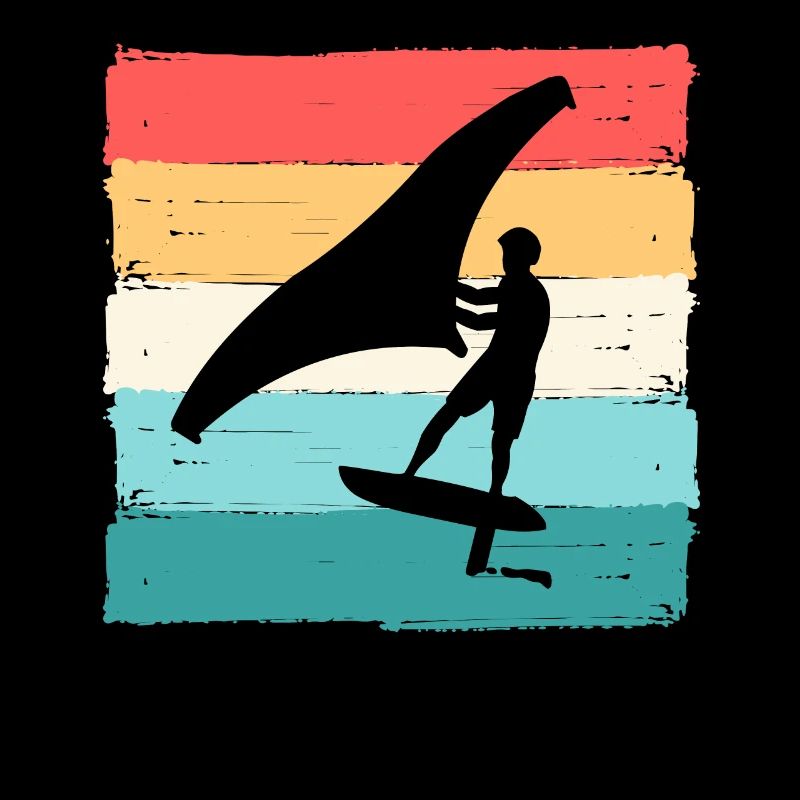 Wing Foiling Surf Surfing Surfer