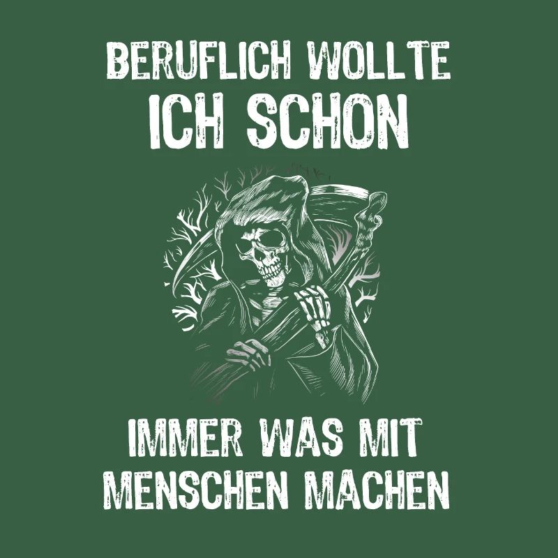 Sensenmann Schwarzer Humor Sarkasmus Geschenk