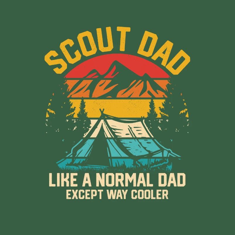 Epic Scout Dad: Cooler than Average Tee