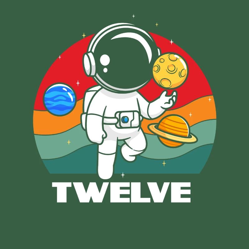 Astronaut Zwölf Geburtstag Abenteuer