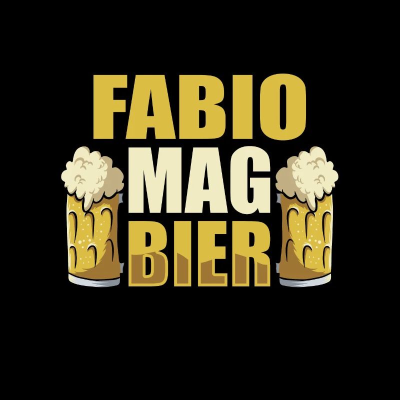 Fabio mag Bier Name Geburtstag