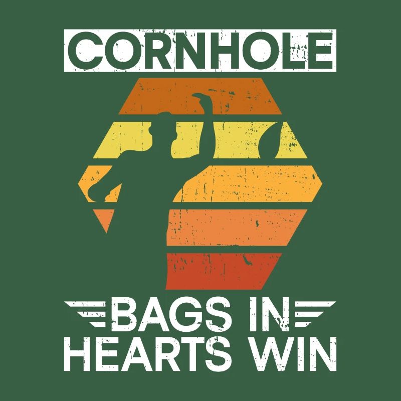 Cornhole Player Blind Hole - Funny Cornhole