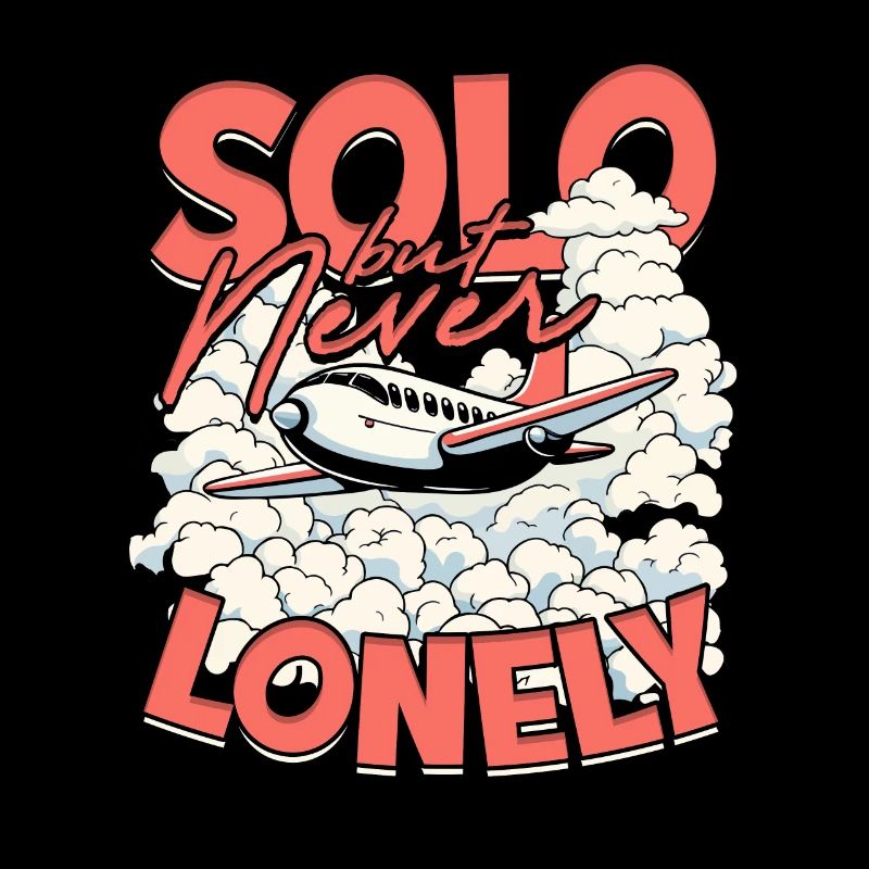 First Solo Flight Pilot Solo But Never Lonely