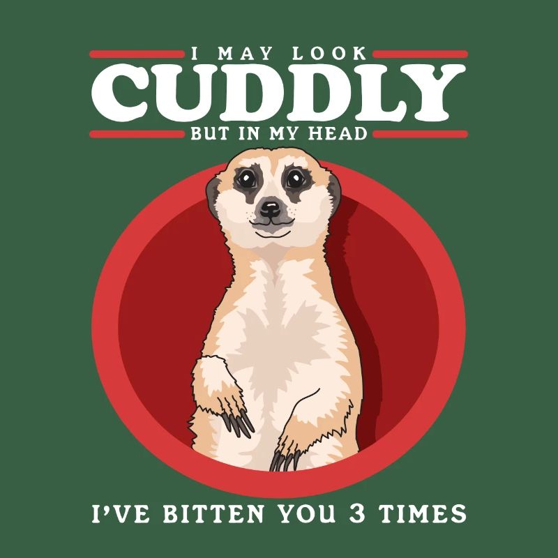 Erdmännchen lustiges Erdmännchen Geschenk
