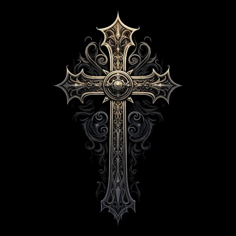 Gotisches Kreuz Goths Design Viktorianisch