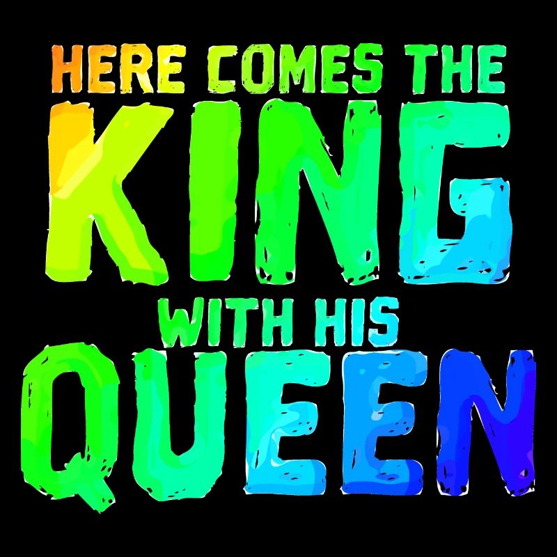 Here comes the king with his queen | Pair