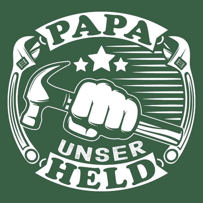 Papa Handwerker Held