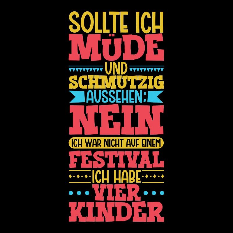 Müde und schmutzig - vier Kinder