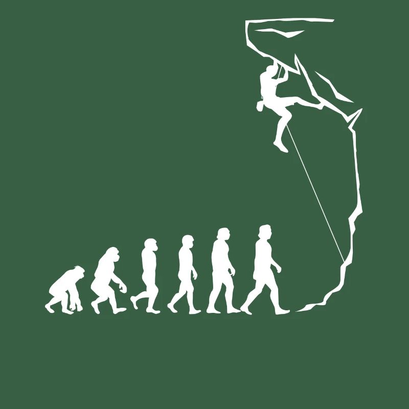 Evolution des Kletterns, Bouldern, Bergsteigen