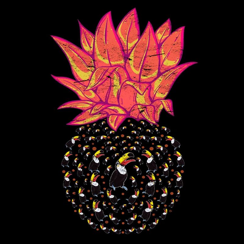 Toucan pineapple