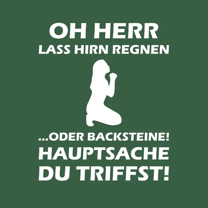 Oh Herr, lass Hirn regnen oder Backsteine