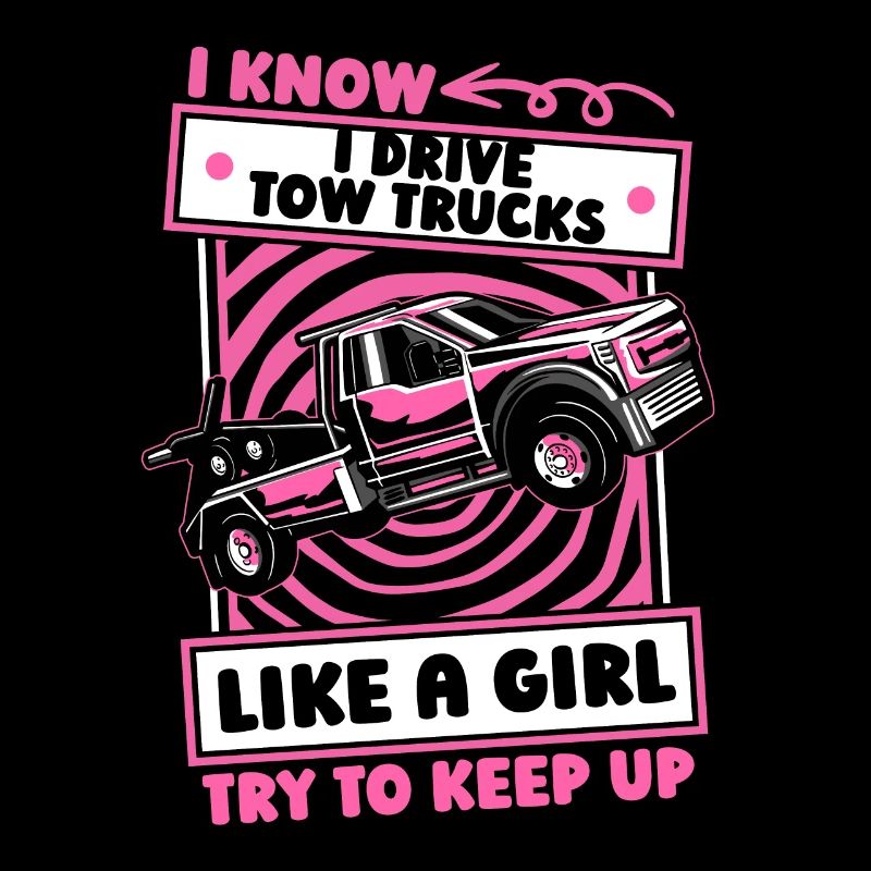 Abschleppdienst Abschlepper Mädchen
