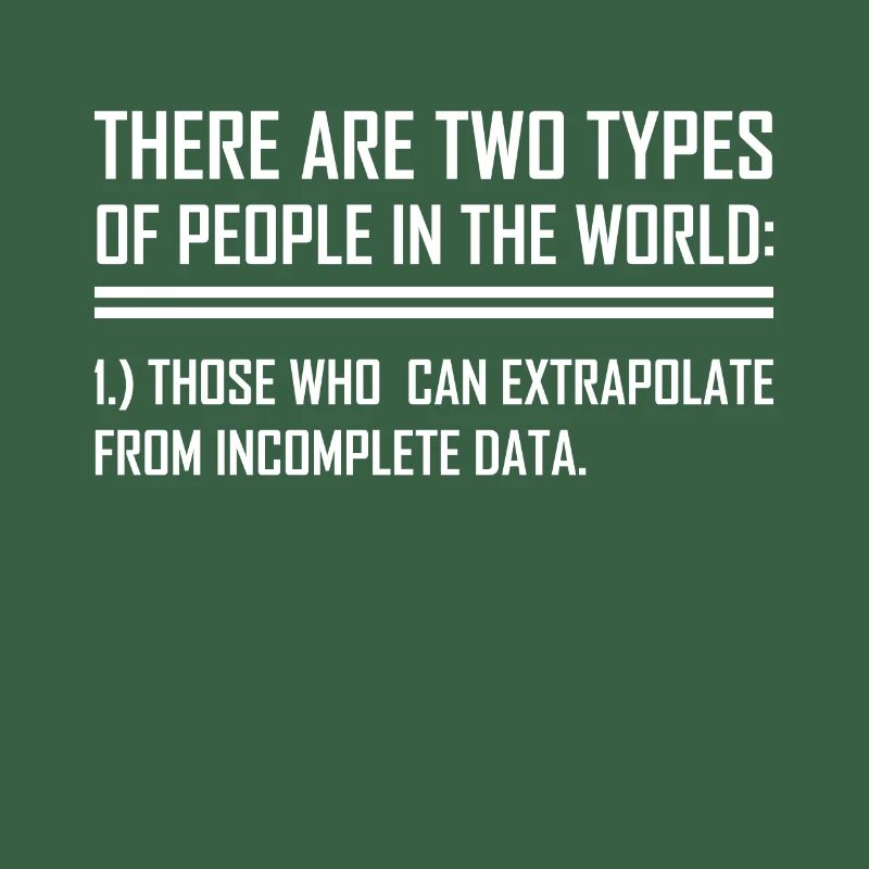 Data extrapolate statistics formula