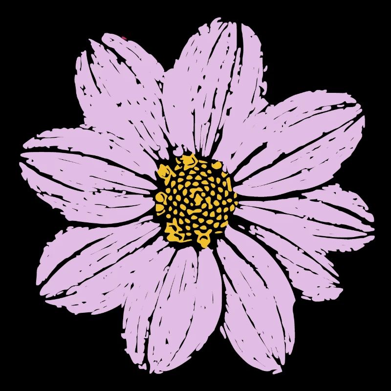 fleur, fleur, pastel, violet, lilas