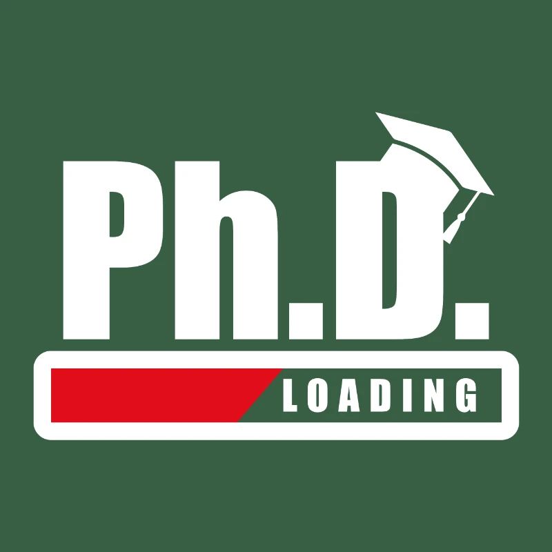 Student Ph.D. Loading Doktorand Lustiges Geschenk