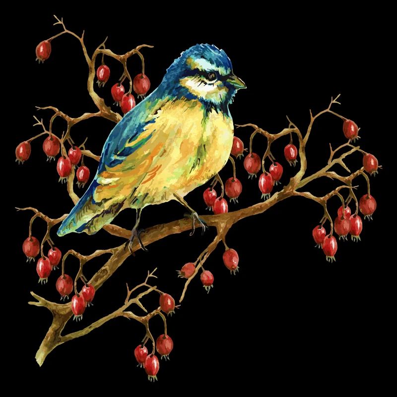 Bunter Vogel
