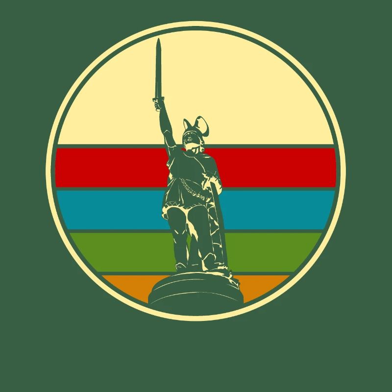 Hermann Monument Retro Lippe Detmold