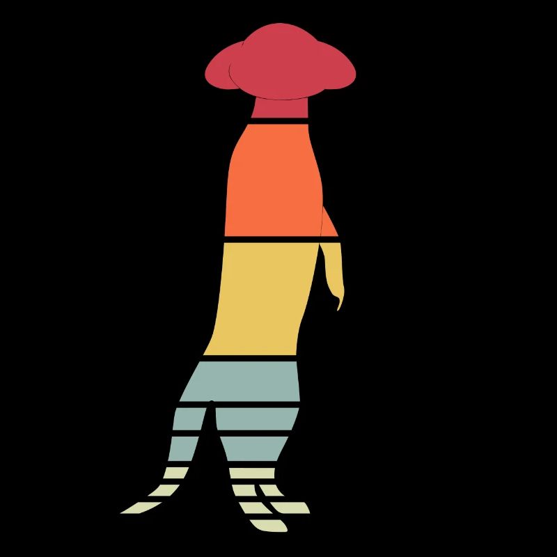 Suricate Merkat Rétro Suricates