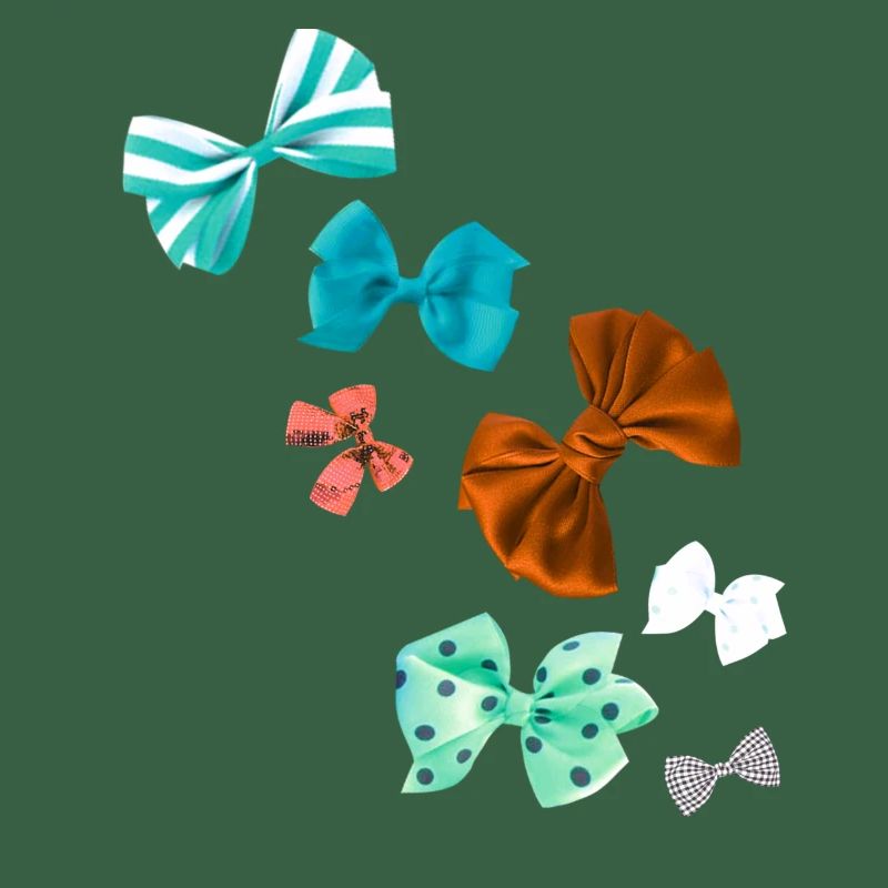 Bows, colorful bows, bow tie, check pattern