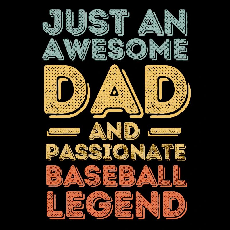 Papa baseball rétro