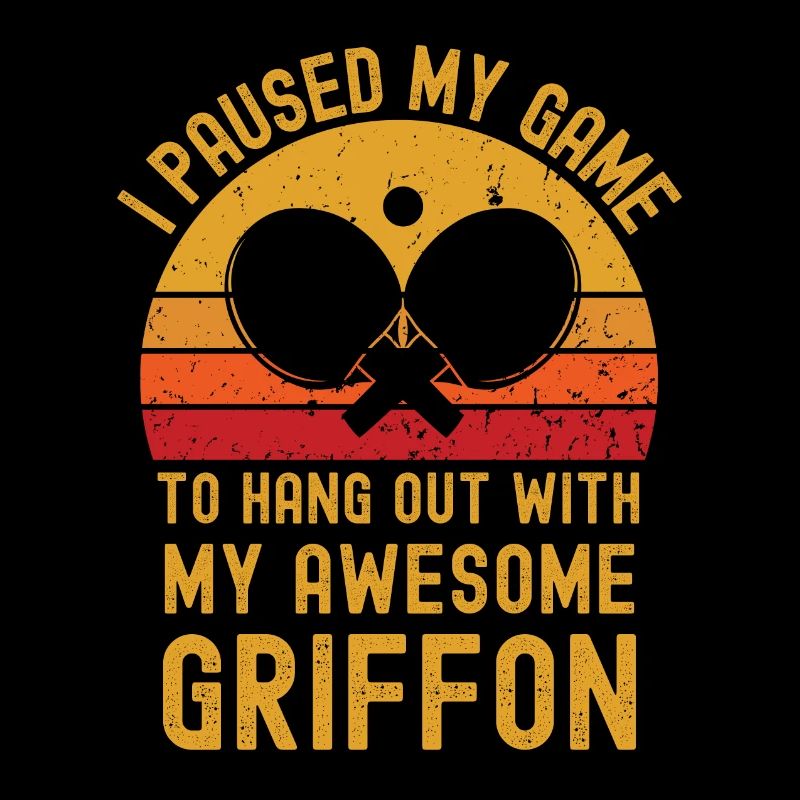 Tennis de table et griffon