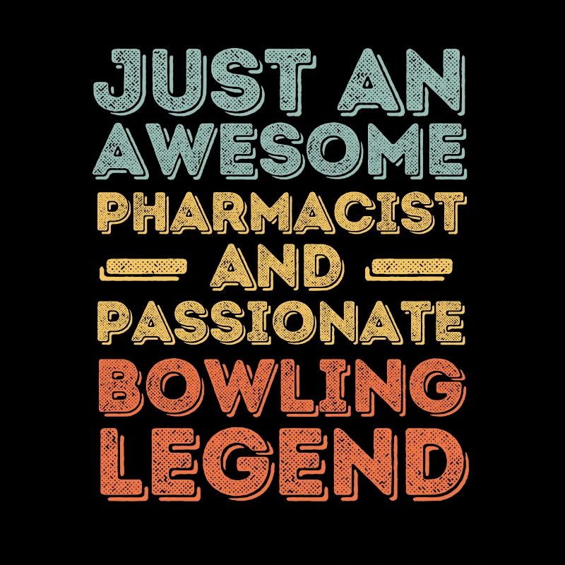 Apotheker Bowling-Legende retro