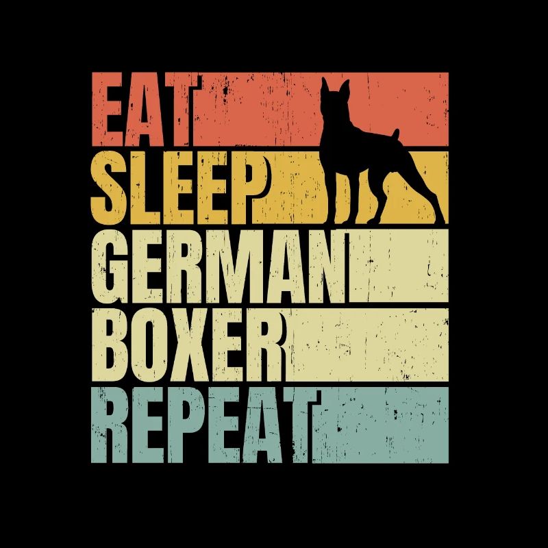 Eat sleep German-boxer repeat
