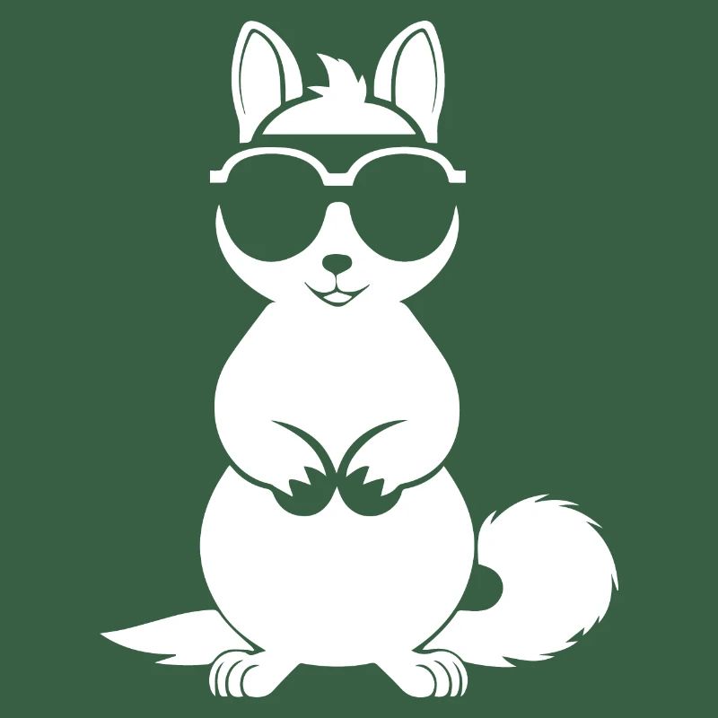 Lustiges Eichhörnchen mit Sonnenbrille Eichhörnchen