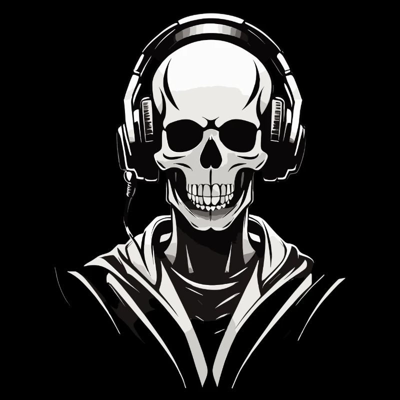 Skelleton DJ vue directe