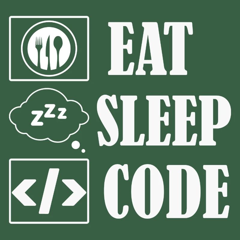 Eat Sleep Code Coding Software