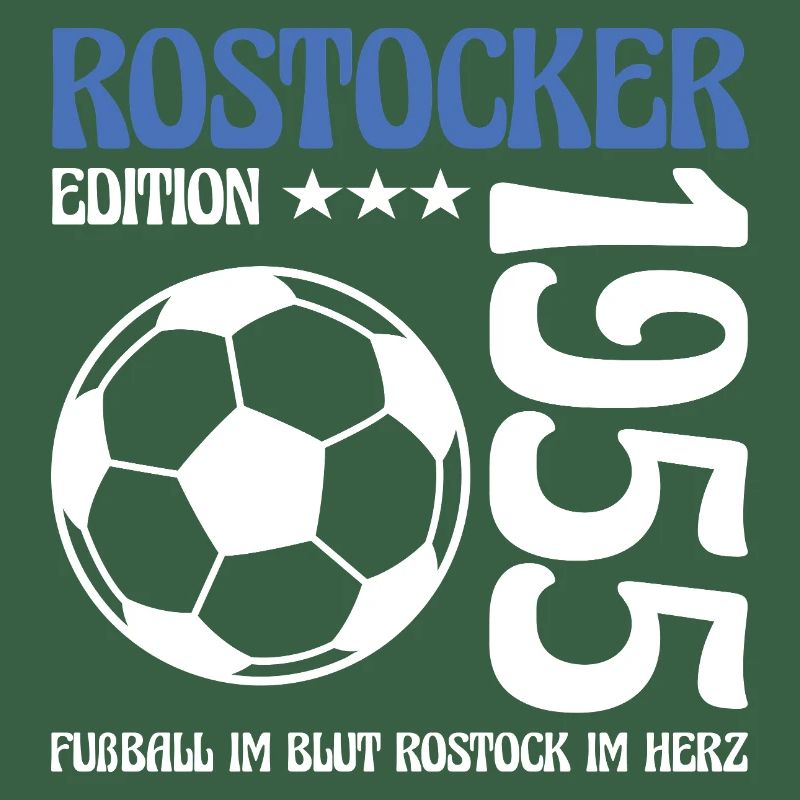Rostocker Geburtstag 1955 Fußball Geschenk