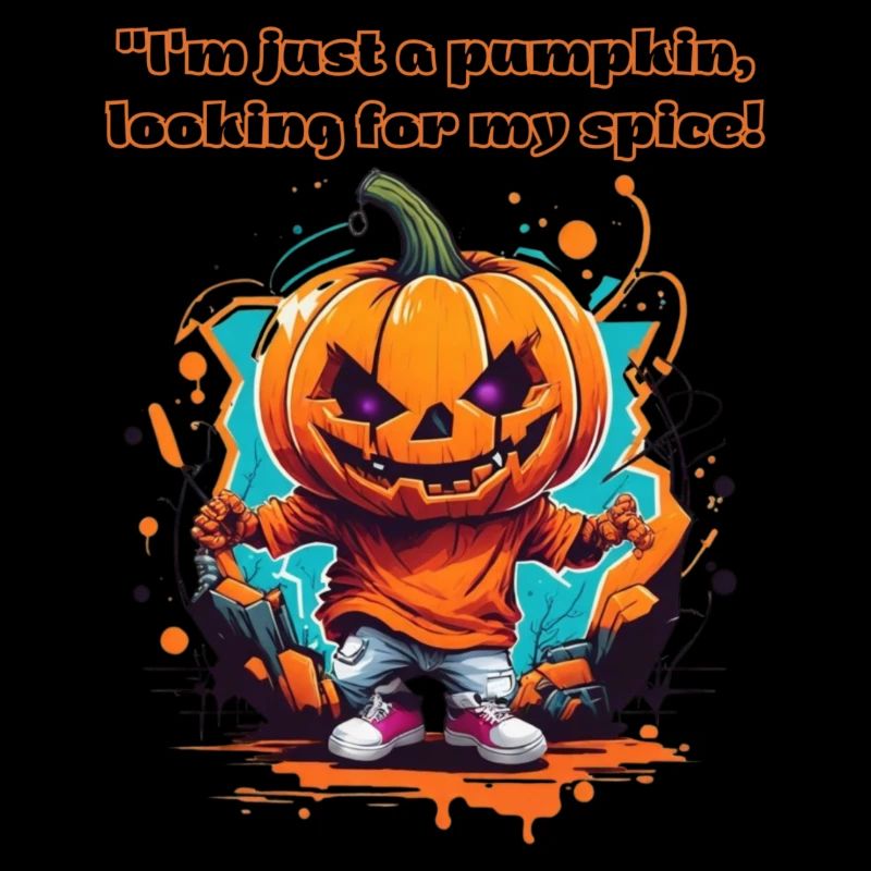 "I'm just a Pumpkin looking for my Spice!"
